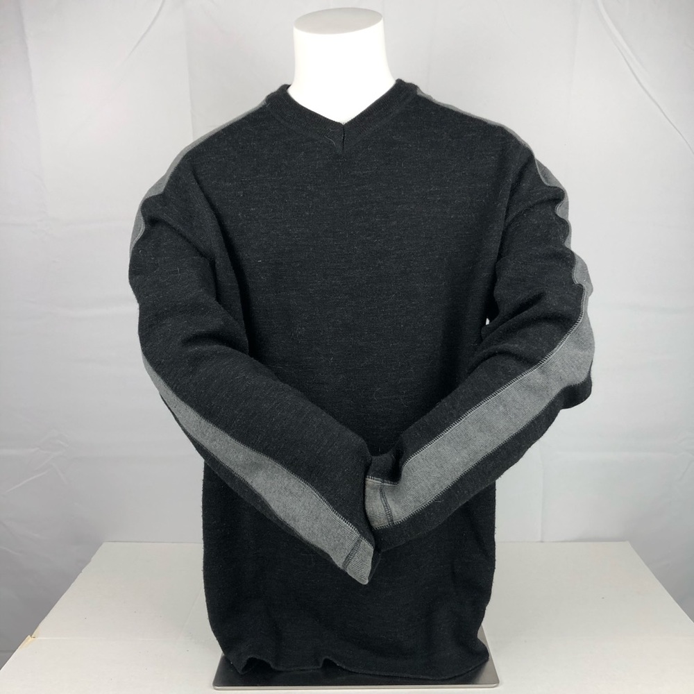 Quicksilver Black & Gray Long Sleeve Knit Sweater